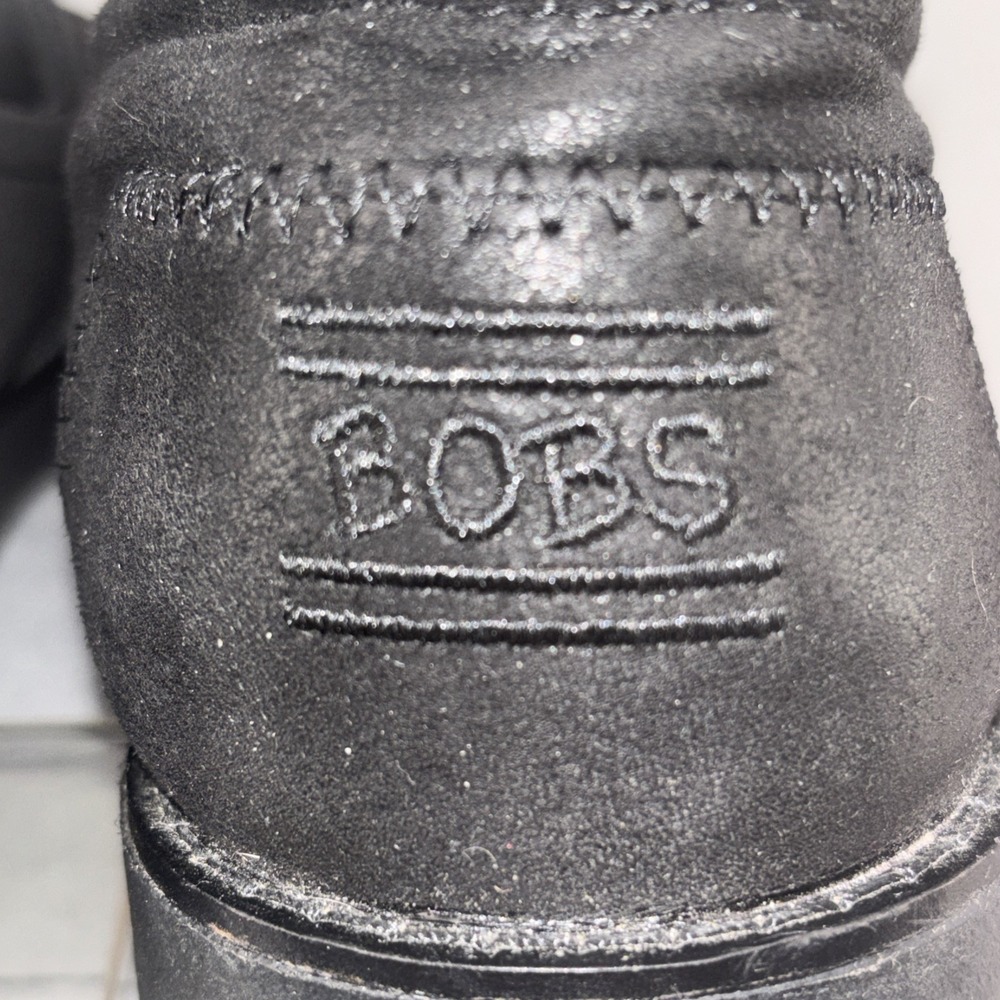 Bobs by Skechers Chill Lugs Urban Spell Women 8.5 Black Slip On Memory Foam EUC - Picture 5 of 16